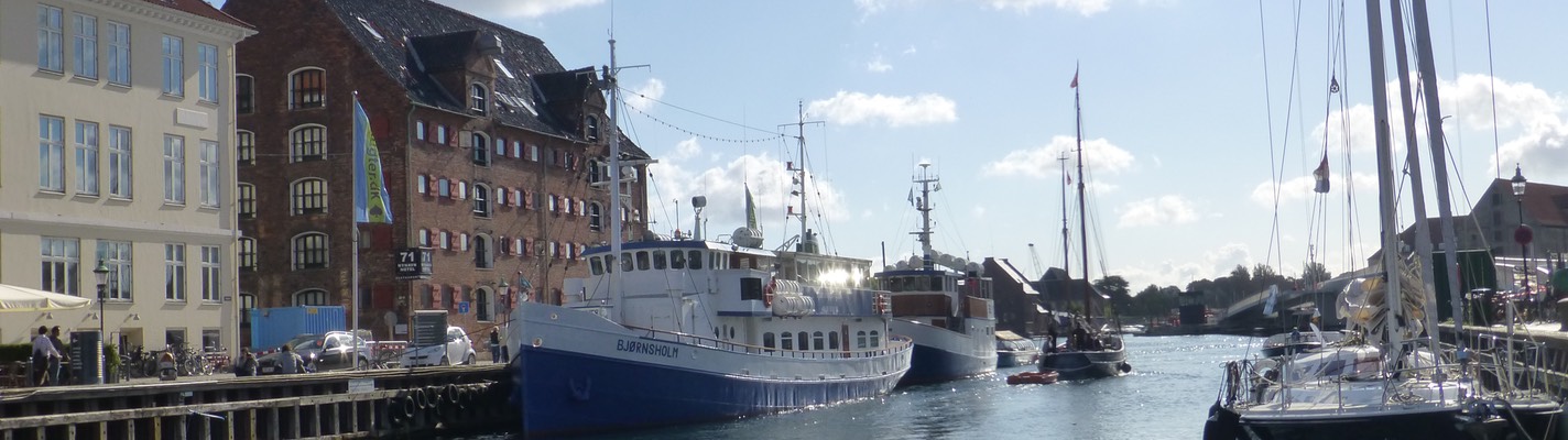 Ausblick von der Yacht in Kopenhagen